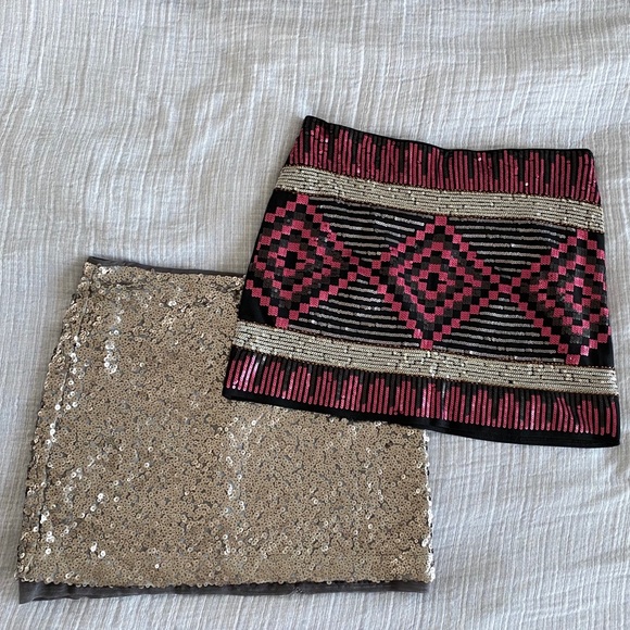Forever 21 Dresses & Skirts - Pair of sequin mini skirts